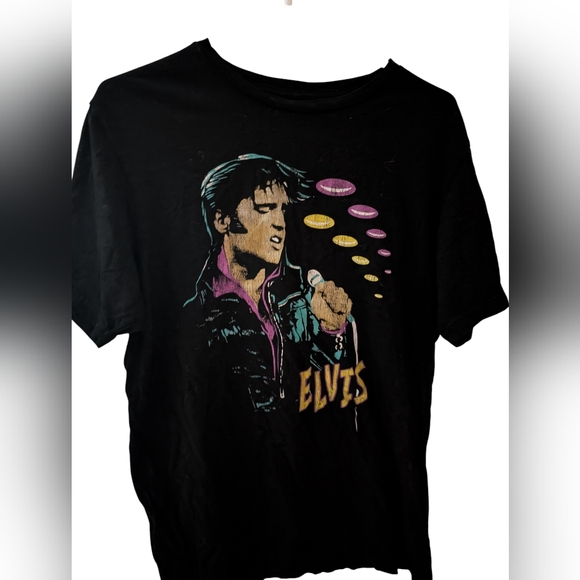 Elvis Presley Other - 2/22$ Elvis Black Graphic Tee